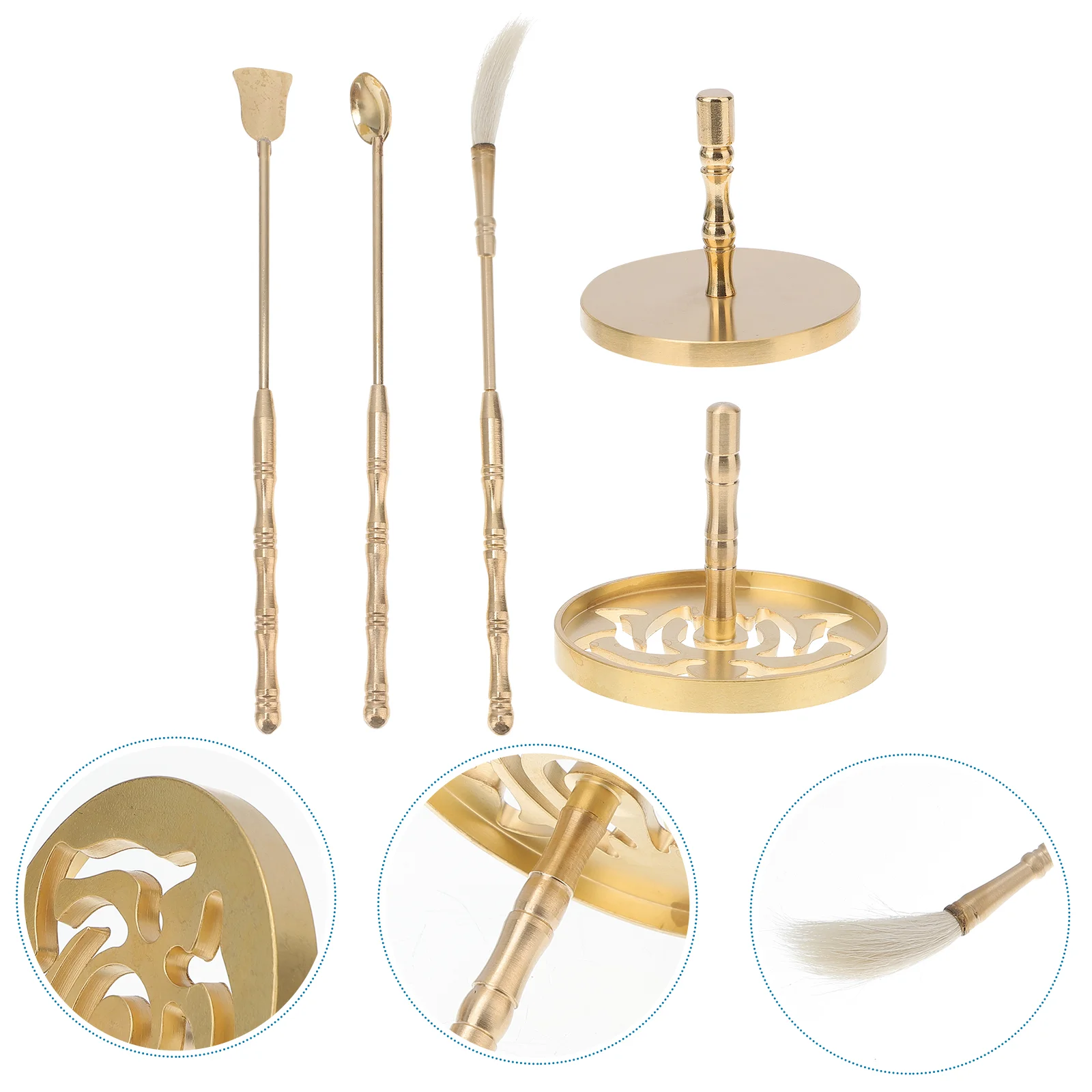 

Making Tools Brass DIY: brass mold 5pcs Cone Molds Press Brush Spoon for press tool Accessory mold tool set