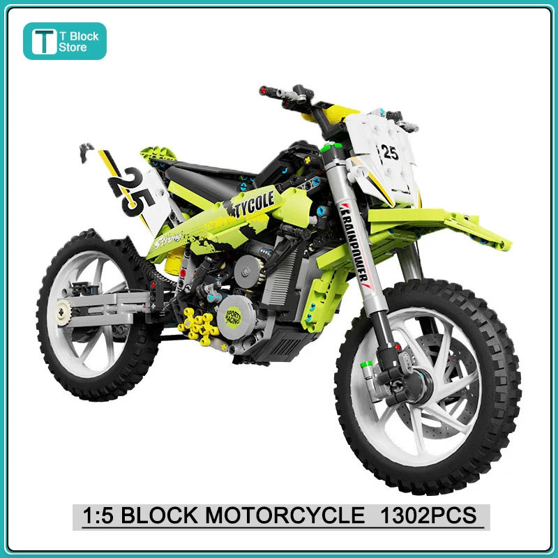 

Технический 1:5 внедорожник Мотоцикл локомотив Городской Спортивный автомобиль Moc высокотехнологичный модульный конструктор модель конструктора T4018