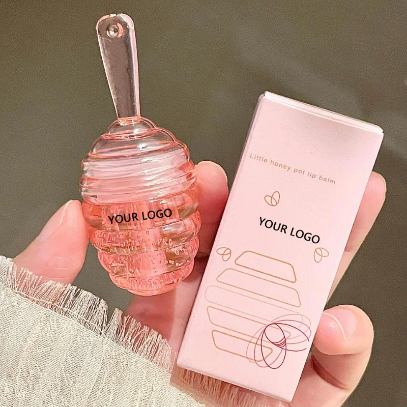 

Little Honey Pot Lip Oil Nourish and Lighten Lip Lines Student Lip Balm Vegan Cosmetics Lip Care Custom Cosmetics Dmg121