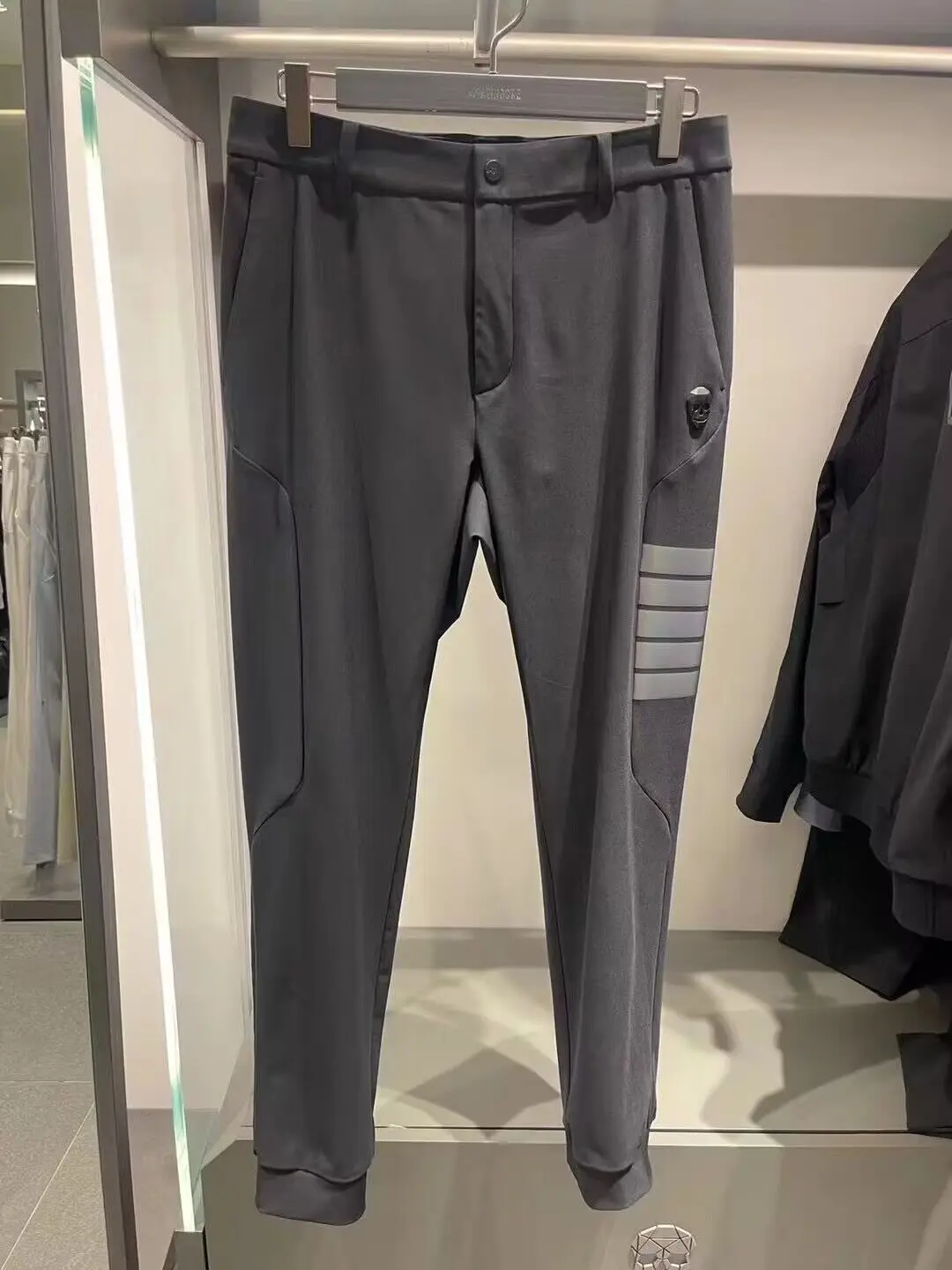 2023 Golf Pants Spring and Summer Leisure Korean Golf Trousers with Elastic Bands Solid Color