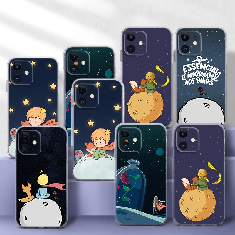 P217 little Prince Soft Case for Moto G9 Powe One Pro E12 E22I E22 G52 G42 G32 G22 G23 Z2 Z Play P40 P30 Edge 30