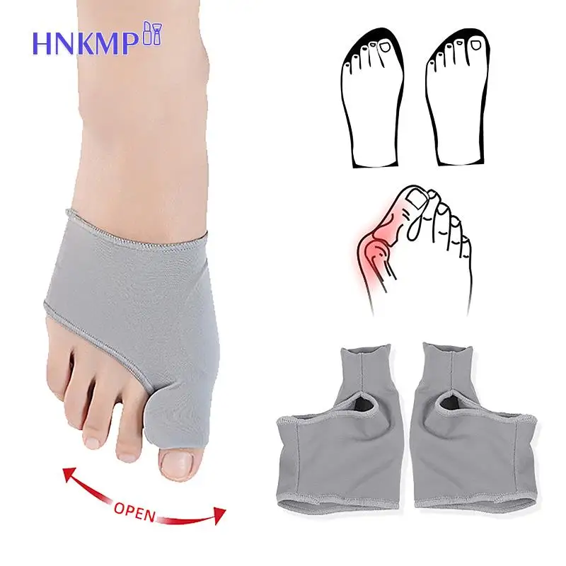 

1Pair Toe Separator Hallux Valgus Bunion Corrector Orthotics Feet Bone Thumb Adjuster Correction Pedicure Sock Straightener