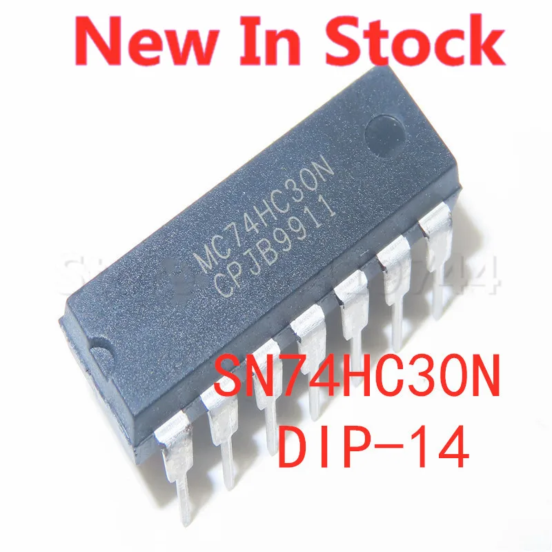 

5 шт./лот 74HC30 SN74HC30N HD74HC30P DIP-14 8-вход NAND gate в наличии новая Оригинальная интегральная схема