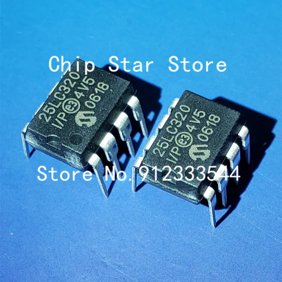 

5pcs/lot 25LC320-I/P 25LC320 32Kbit I2C Serial EEPROM DIP8 100%New And Original