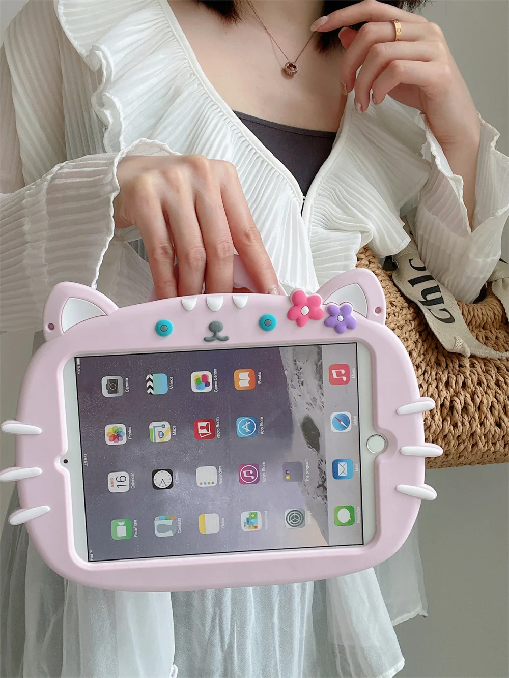 

Cartoon Cover Silicon Rotating Stand Case For iPad 5 6 Pro 11 9.7 10.2 10.5 10.9 8th 7th 9th 10th Mini 6 Air 1 2 3 4 5 Funda