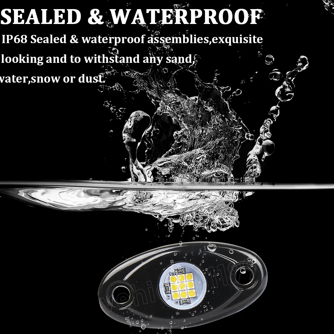 4 осветительных прибора белая лампа для внедорожника грузовика квадроцикла