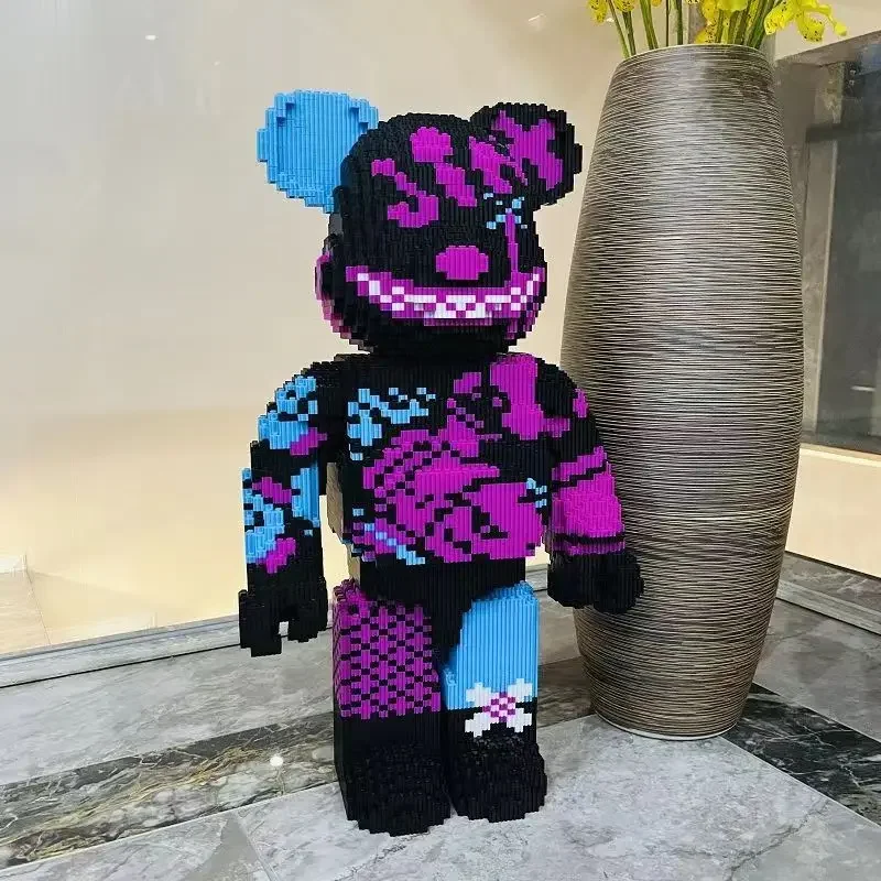 55 см супер большая серия строительные блоки украшение мелкие частицы трехмерная