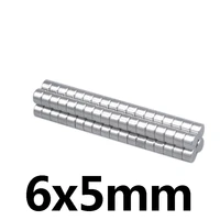 100200300pcs mini small circular magnets 65mm fridge n35 neodymium magnet dia 6x5mm permanent ndfeb magnets