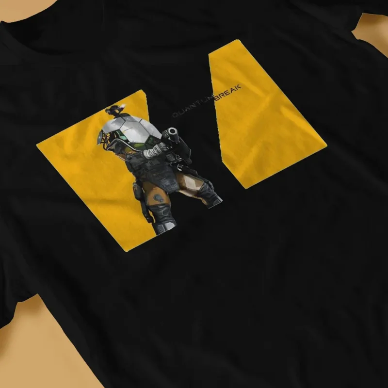 Топы Quantum Break с круглым вырезом футболка из 100% хлопка юмор высокое качество идея