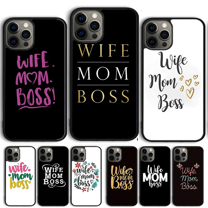 Чехол для телефона с изображением жены, мамы, босса для iPhone 14 13 12 Mini X XR XS Max, чехол для Apple iPhone 14 11 Pro Max 5 6S 8 7 Plus SE2020, чехол