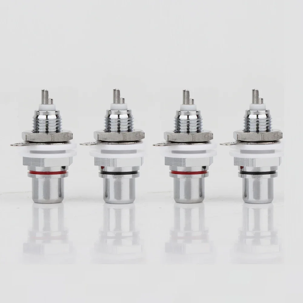 RS3012 8 шт. гнездовой разъем RCA с родиевым покрытием для усилителя CD-плеера