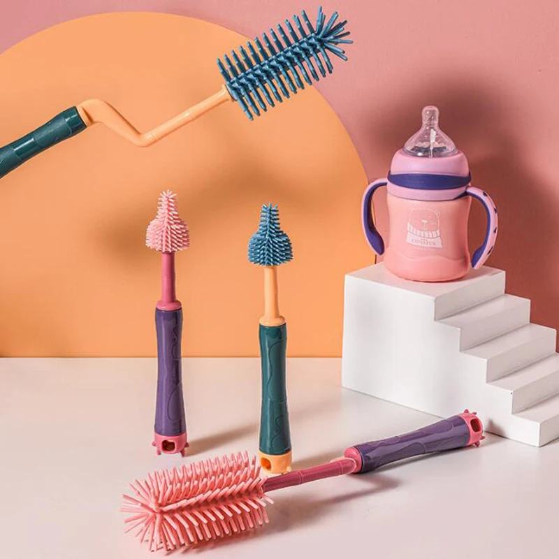 

Щетка для бутылки, щетка для чашек, скребок для чашек, щетка для чистки соски, щетка для чистки стекла, с длинной ручкой, инструмент для чистк...