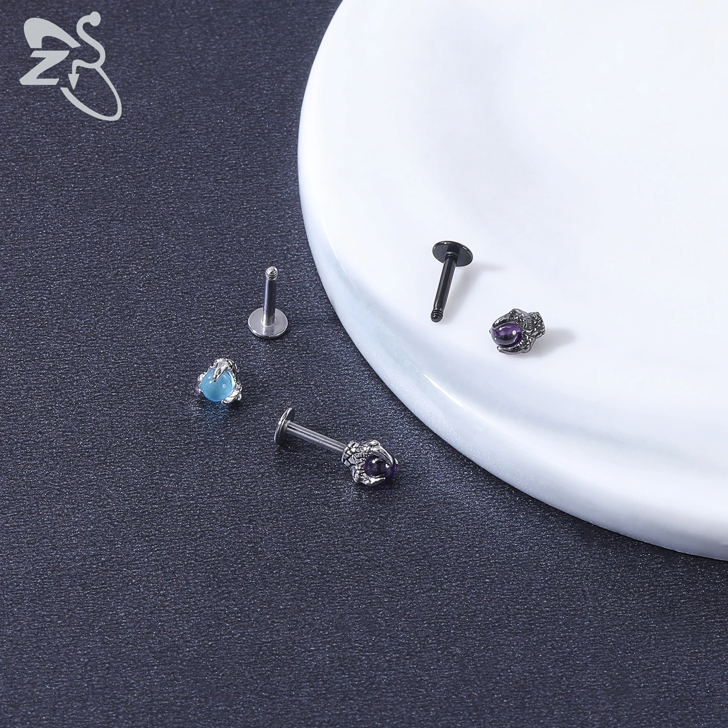 Кольцо для губ из нержавеющей стали 16 г 6 мм 1 шт.