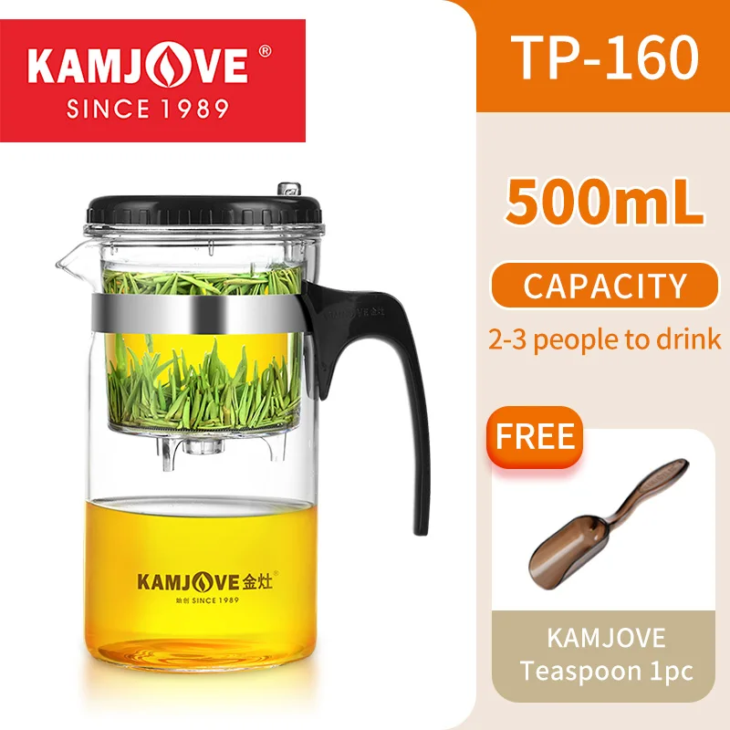 

KAMJOVE стеклянный чайник 1 л