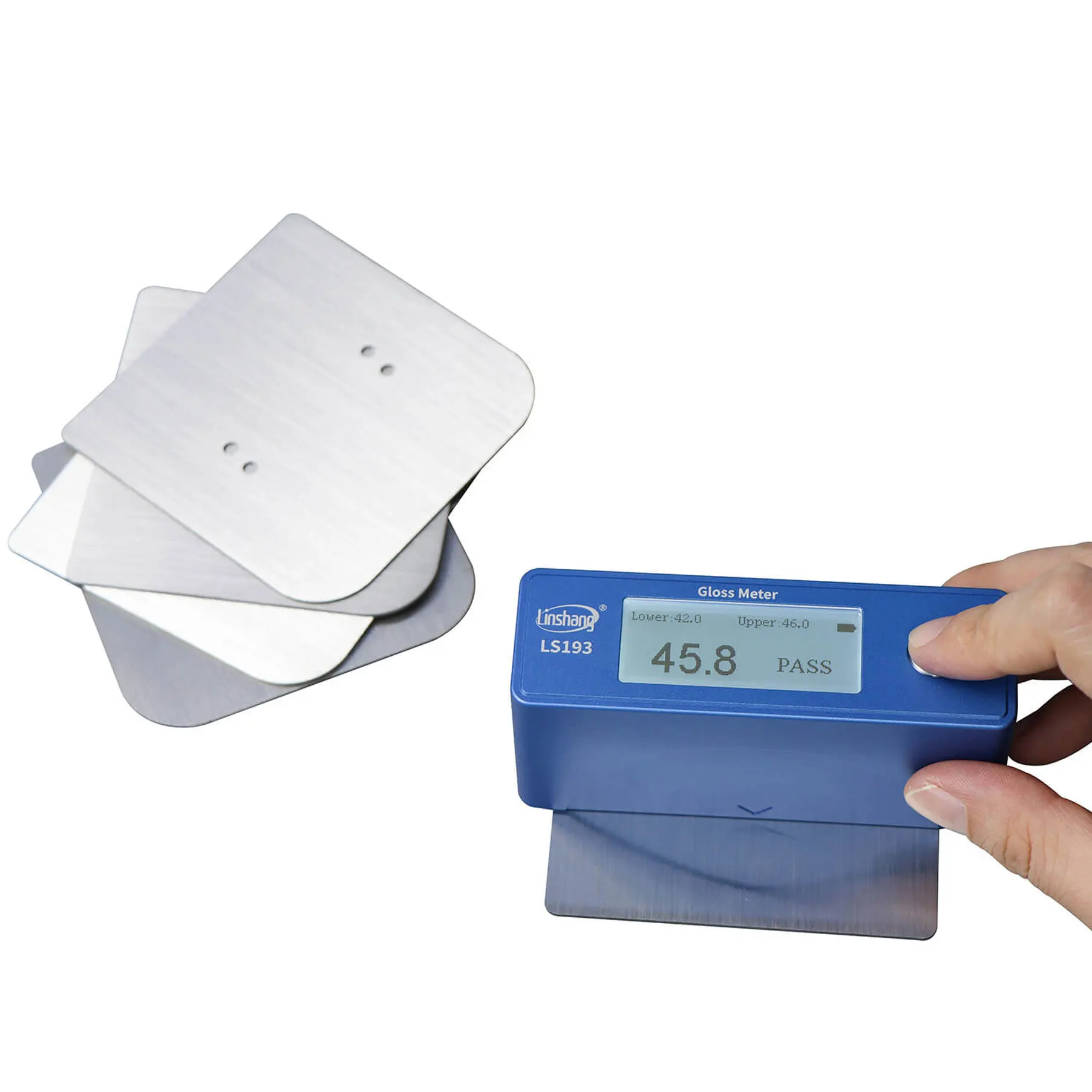 Glossmeter LS193 Диапазон измерения блеска 0-1000GU Измерение на изогнутом или