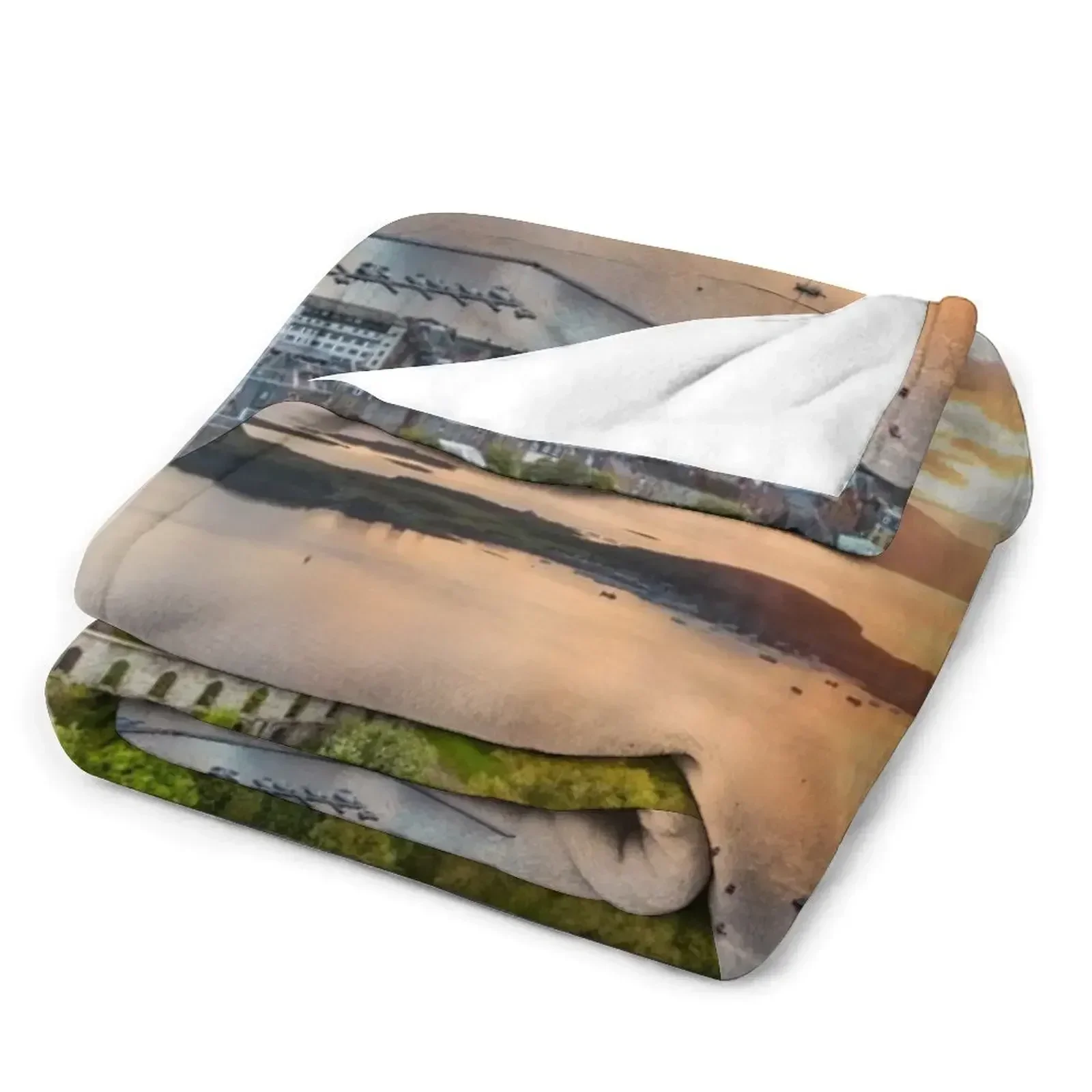 Закат более красивый Обан Шотландия - шотландский пейзаж фотографии пледы летнее