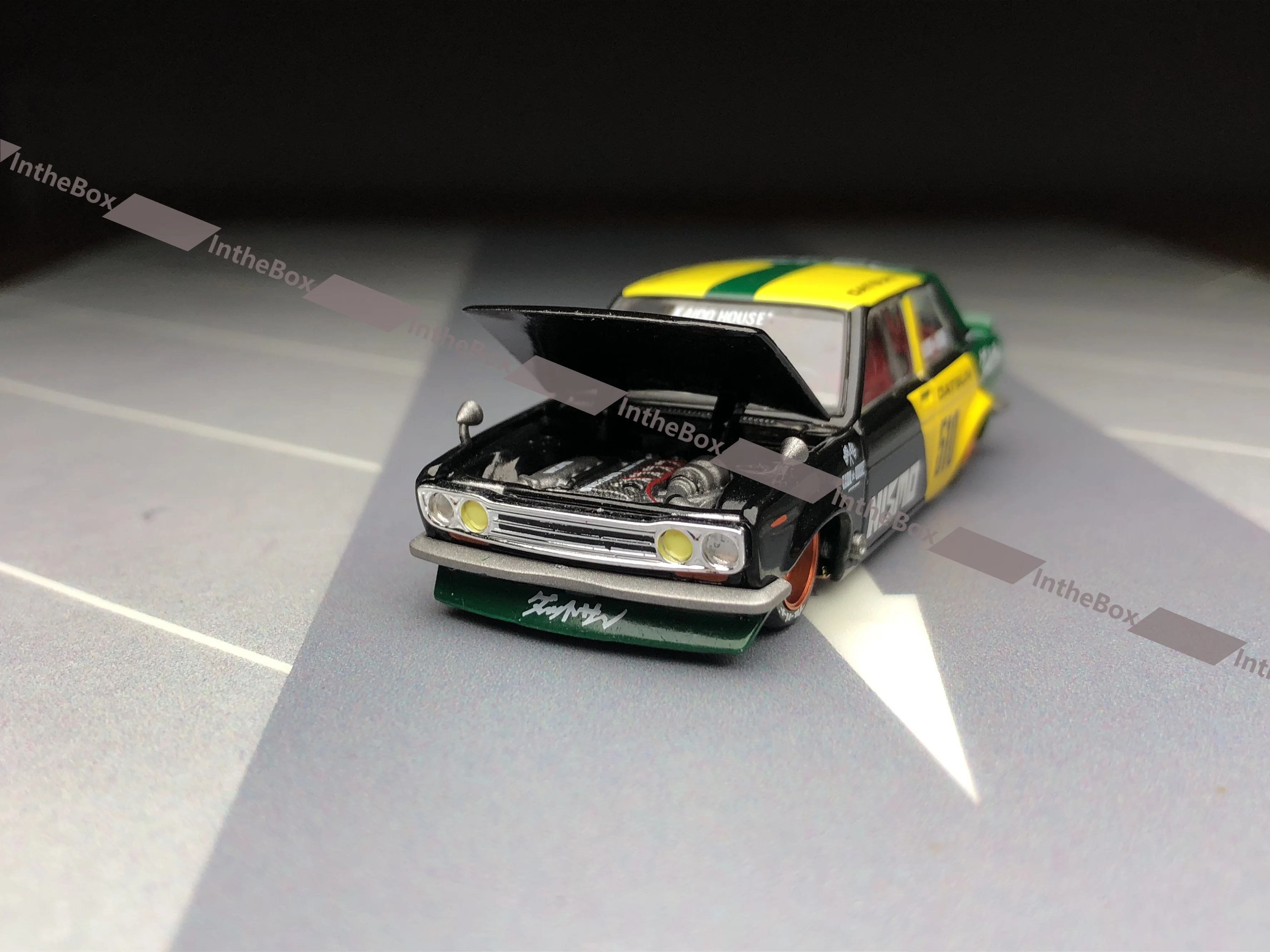 Kaido House Mini GT 1:64 DATSUN STREET 510 Nismo RACING V2 KHMG131 Коллекция литых моделей автомобилей