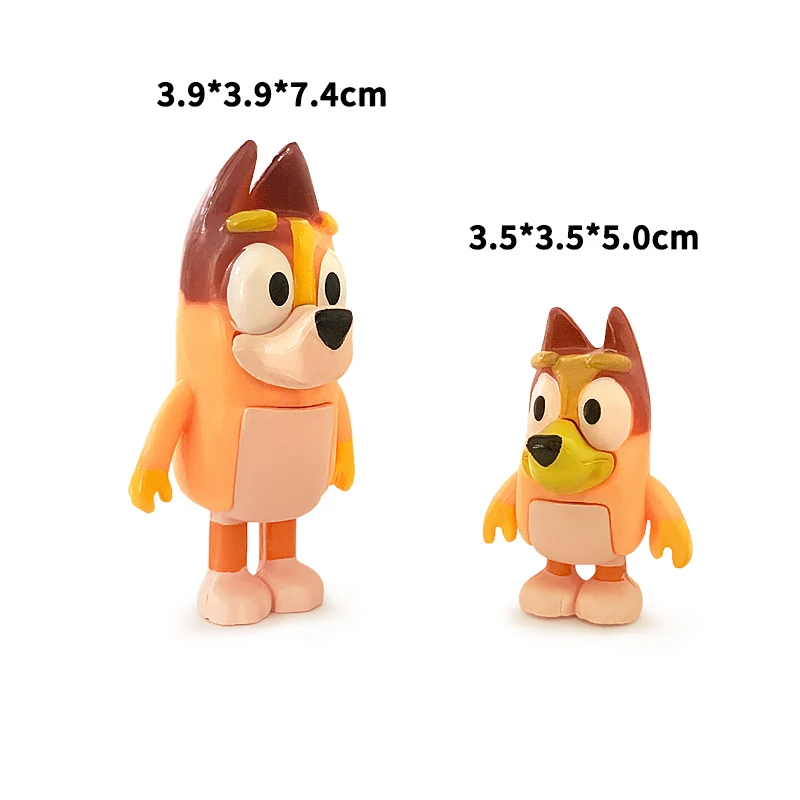 Экшн-фигурка бинго бандит Bluey аниме игрушка подвижные украшения для семьи и школы