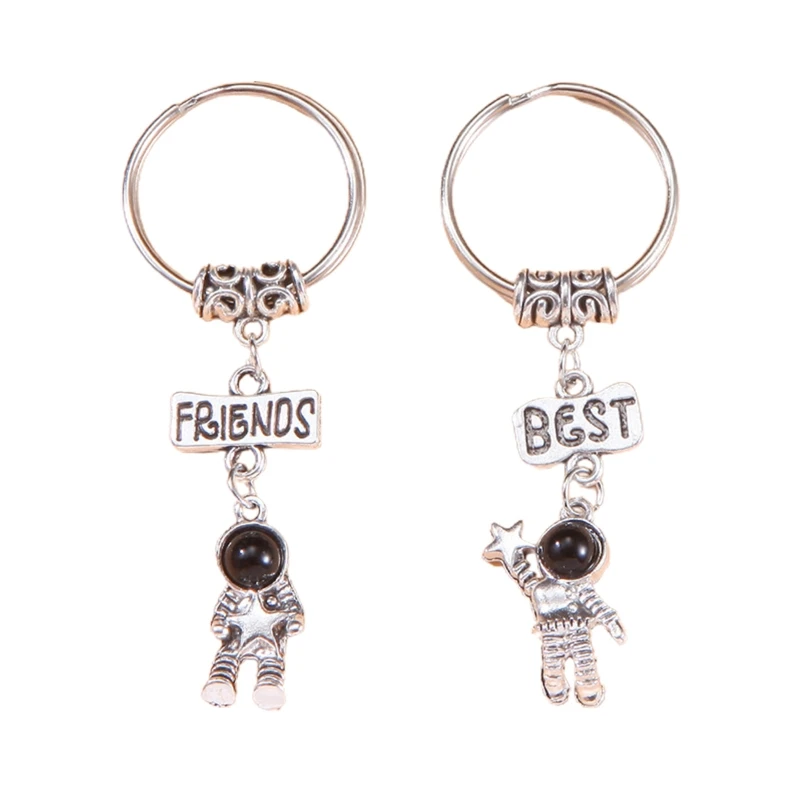 

Spaceman Astronaut Toys Key Chain Charm Spaceman Pendant Decor for Women Bag Car Keychain Keyrings Charm Ornament Couple
