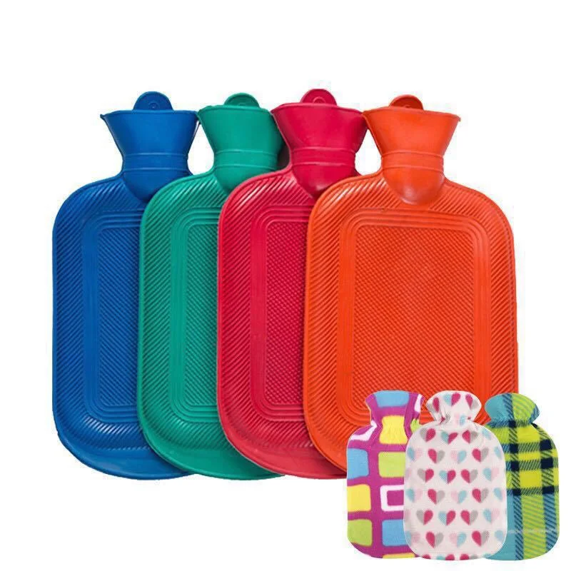 

Thick Hot Water Bags Injection Rubber Hot Water Bottle Prevents Leaks Hand Warming Winter Bag With Plastic Plug Keeping Supplies
