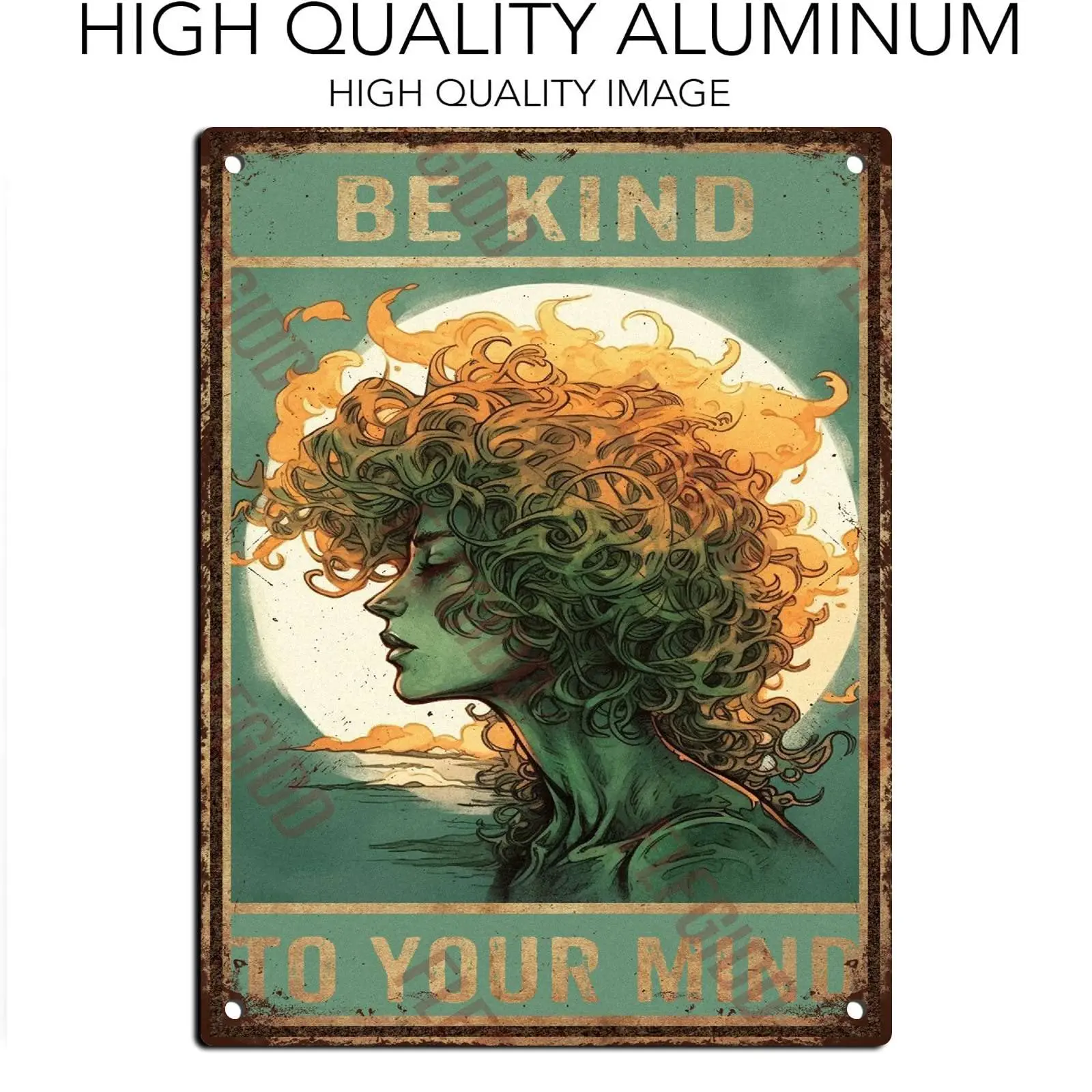 FLFGIDD алюминиевые жестяные знаки будьте добры к вашему разуму металлические для