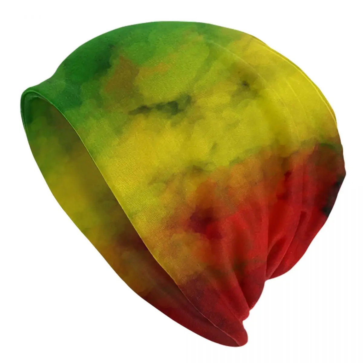 

Rasta Watercolor Smoke Bonnet Hats Casual Outdoor Skullies Beanies Hat for Men Women Knit Hat Spring Dual-use Caps