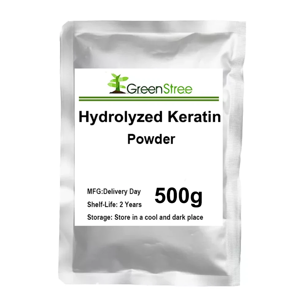 Pure high quality hydrolyzed keratin powder cosmetic raw materials