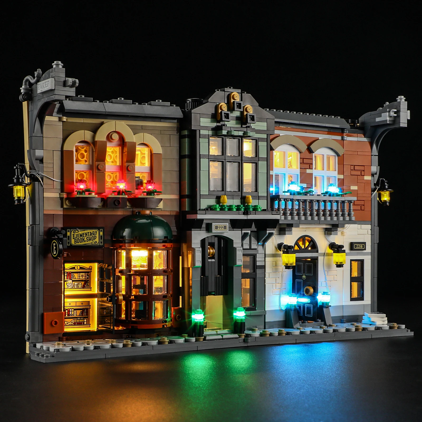 Фото Светодиодный светильник HPROSPER 5 В (без модели) для LEGO 10351 Шерлок Холмс Книжный уголок Декоративные фонари с батарейным блоком №2