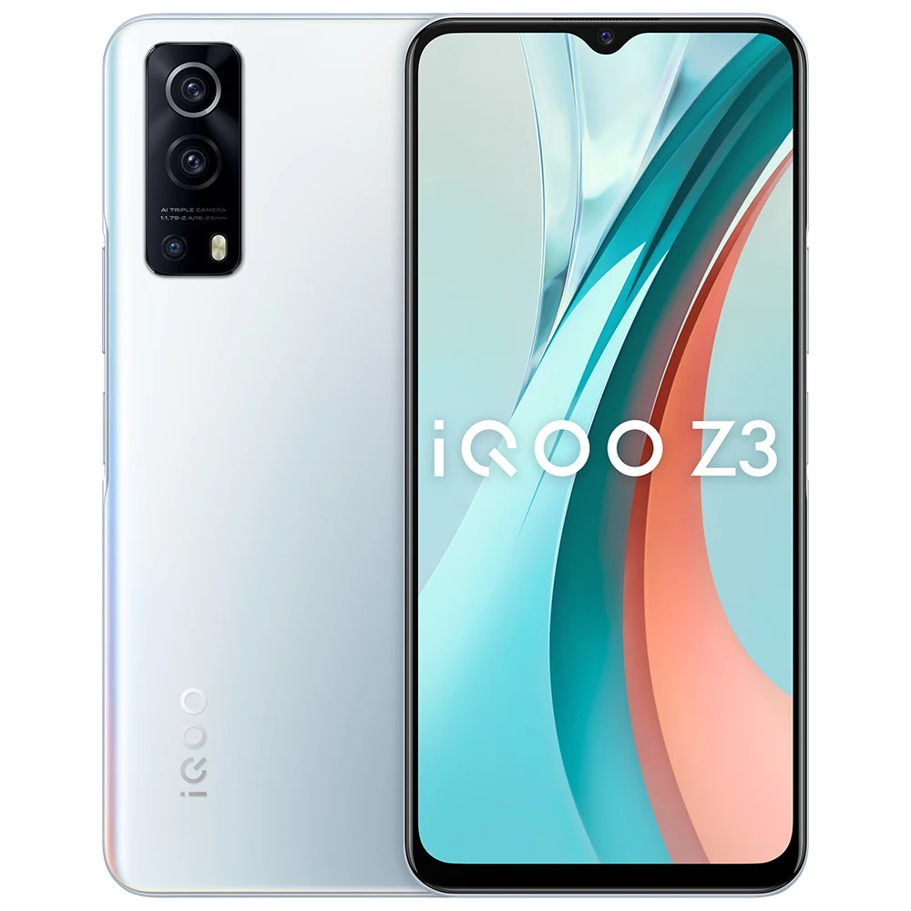 Смартфон VIVO iQOO Z3 экран 120 Гц Snapdragon 768G тройная камера 64 мп аккумулятор 4400 мАч