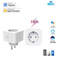 homekit smart plug wifi eu 10a socket with timer 85 240v smart home product work with google home alexa apple siri cozylife