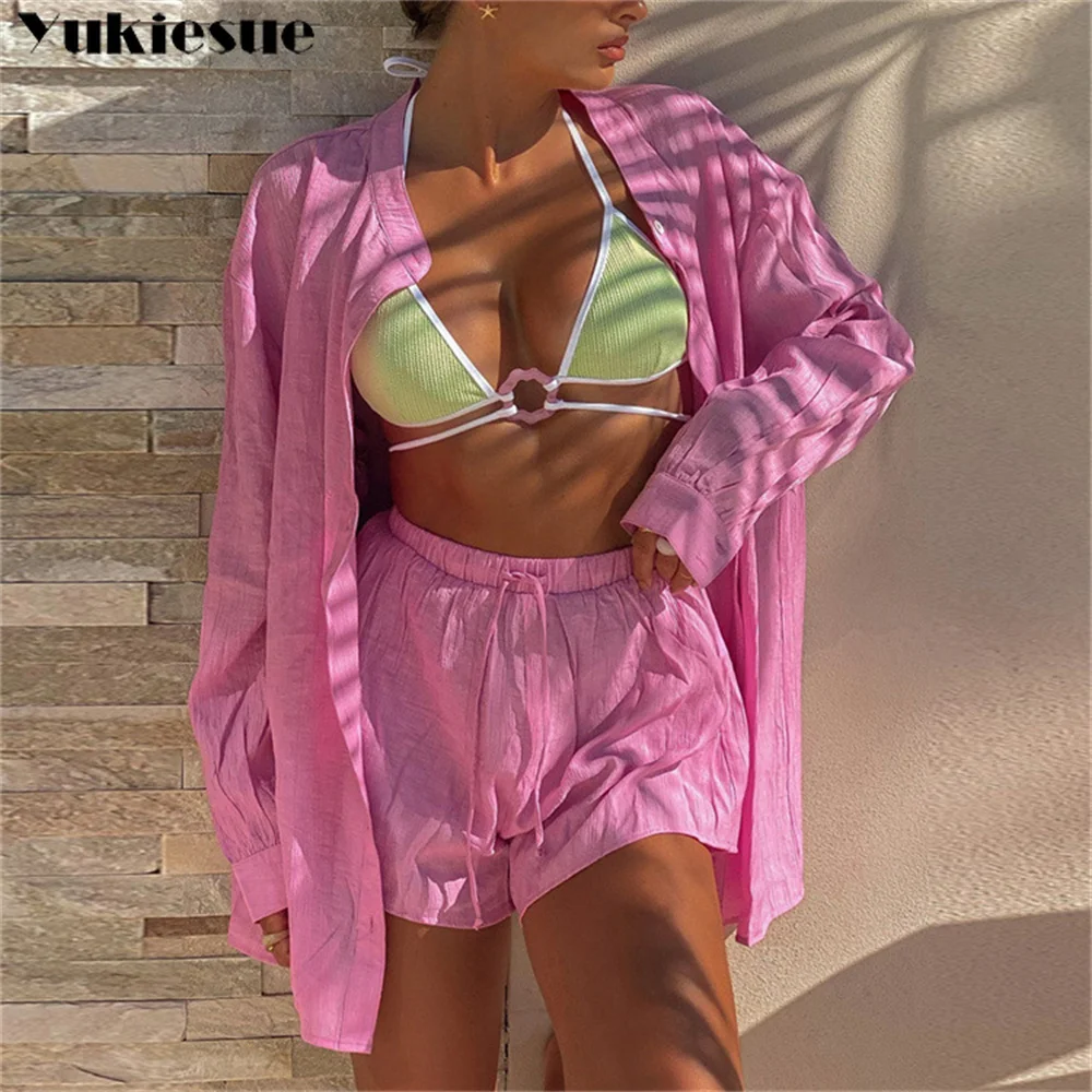 

Two Piece Sets Womens Two Peice Outifits Set Woman 2 Pieces Summer Cotton Top+Shorts Women's Tracksuit for Women 2022 Suits