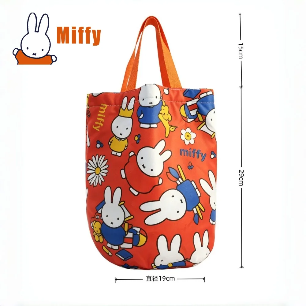 Сумка для обеда Kawaii Miffy с милым кроликом, термосумка-тоут, водонепроницаемый изолированный контейнер для бенто, органайзер для еды, подарок для пикника (art.: 3920dba5f051f) - 3920dba5f051f