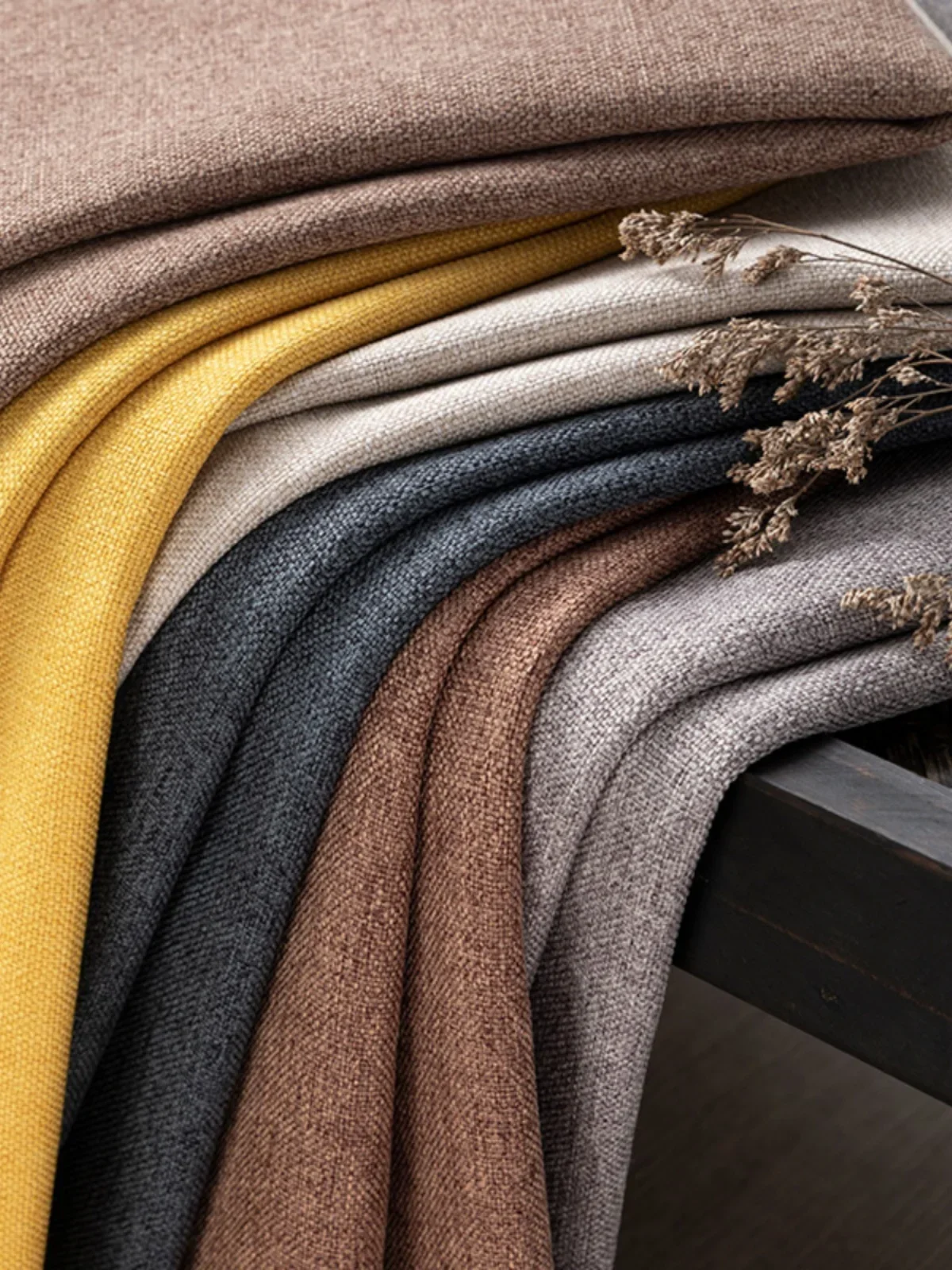 Плотная простая льняная ткань измерительный прибор скатерть сумки Подушка