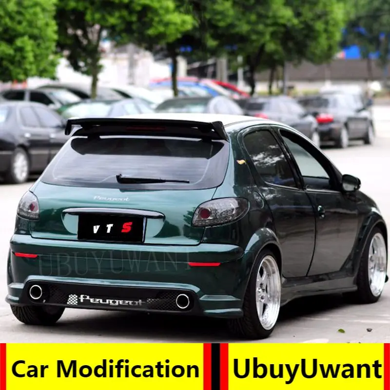 

Спойлер UBUYUWANT для Peugeot 206, RC 2006, 2007, 2008, 2009, из АБС-пластика, задний спойлер украшение в виде хвостового крыла