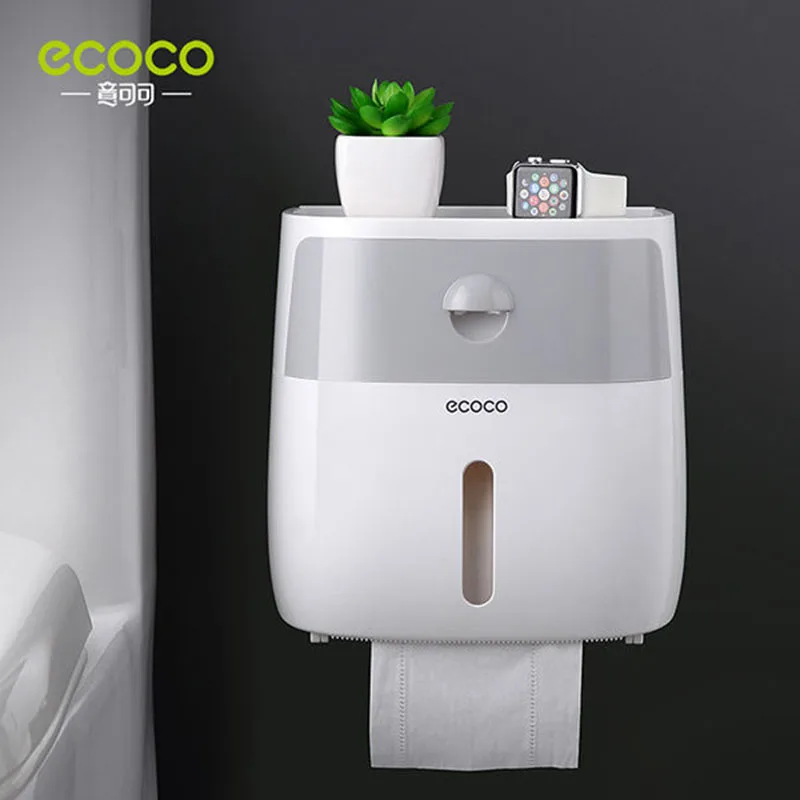 

Коробка для туалетной бумаги Ecoco двухъярусная