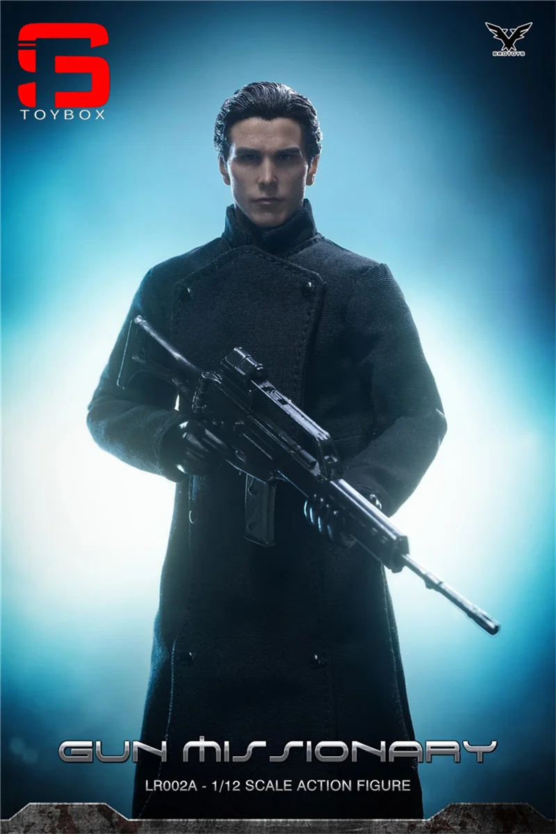 В наличии BROTOYS LR002 1/12 Doomsday of Judgment Gunfight Preacher Фигурка 6 дюймов Мужской солдат