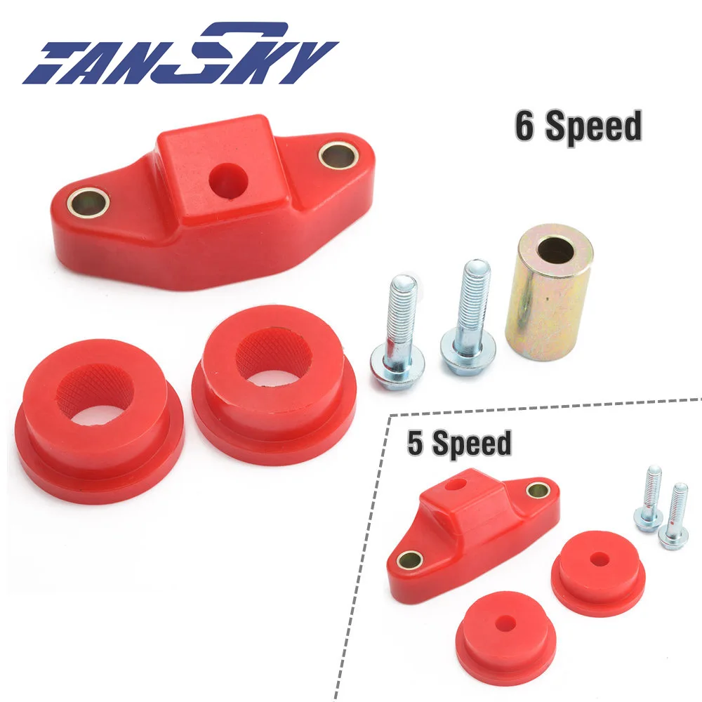 

TANSKY Front & Rear Polyurethane Shifter Stabilizer Bushing Kit (5 / 6 Speed ) For Subaru Impreza WRX BRZ Forester For Toyota