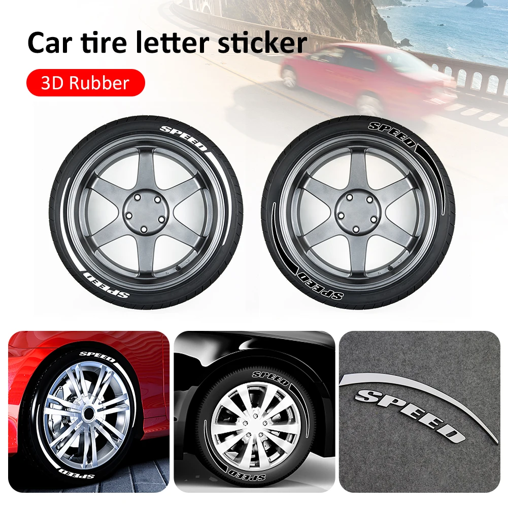

Car Tire Wheel Sticker Car Tuning Universal 3D Logo Auto Motorcycle Tire Wheel Stickers Personalized Car Styling Wheel Label