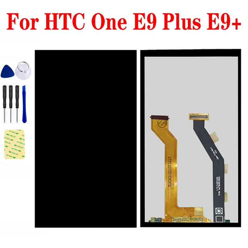Для HTC One E9 Plus E9 + ЖК сенсорный экран дигитайзер Датчик стекло с ЖК-дисплеем Pantalla матричная панель модуль монитор в сборе