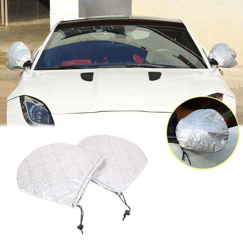 Для Jaguar F-TYPE 2013 + хлопковая бархатная Защитная крышка для автомобильного зеркала