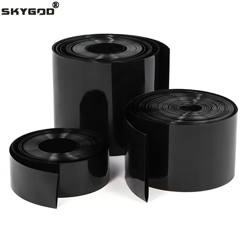 

Термоусадочная трубка ПВХ черная 7-155 мм