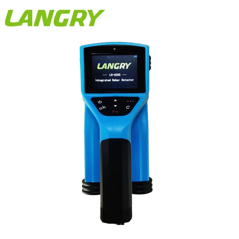 

LANGRY LR-G200 Concrete Rebar Scanner Reinforcement Position Diameter Distribution Detection Integrated Rebar Detector