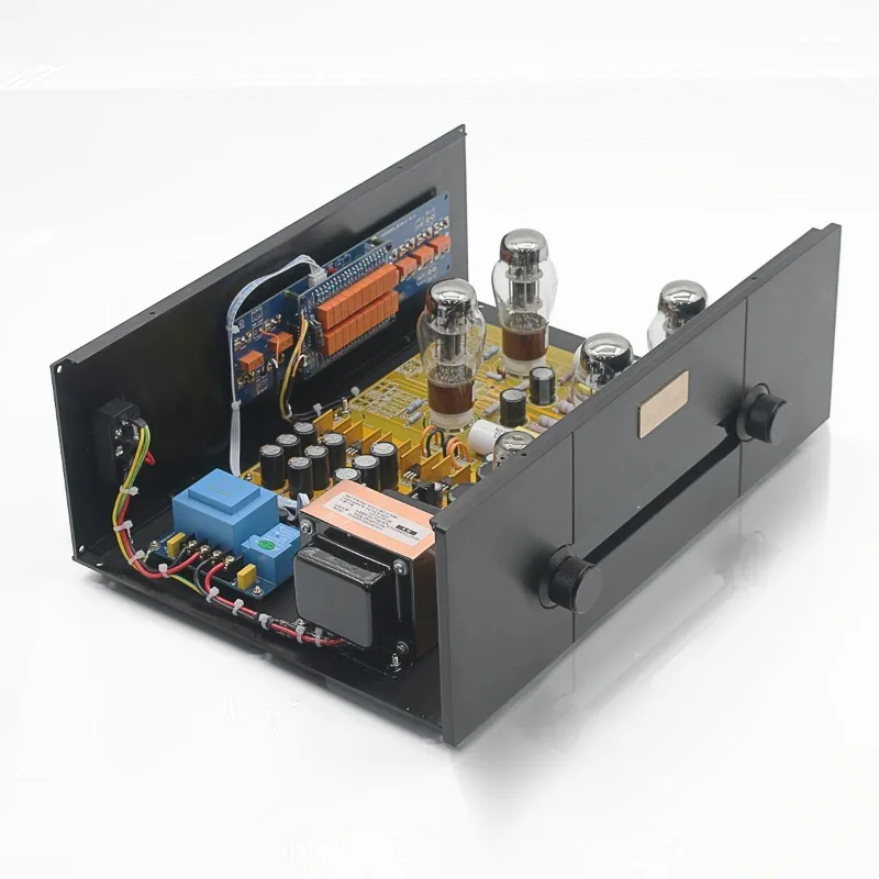 Фото Аудиопредусилитель STR11A-Max Reference CARY AE-1 с ламповым усилителем 6SN7, дистанционным управлением, 4 входами и 2 выходами RCA. №1