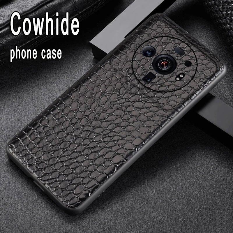 Luxury Crocodile Leather Case For Xiaomi Mi 12 11 Ultra 12 11 10 9 8 pro CC9lite Camera Protection Silicone Bumper Phone Cover