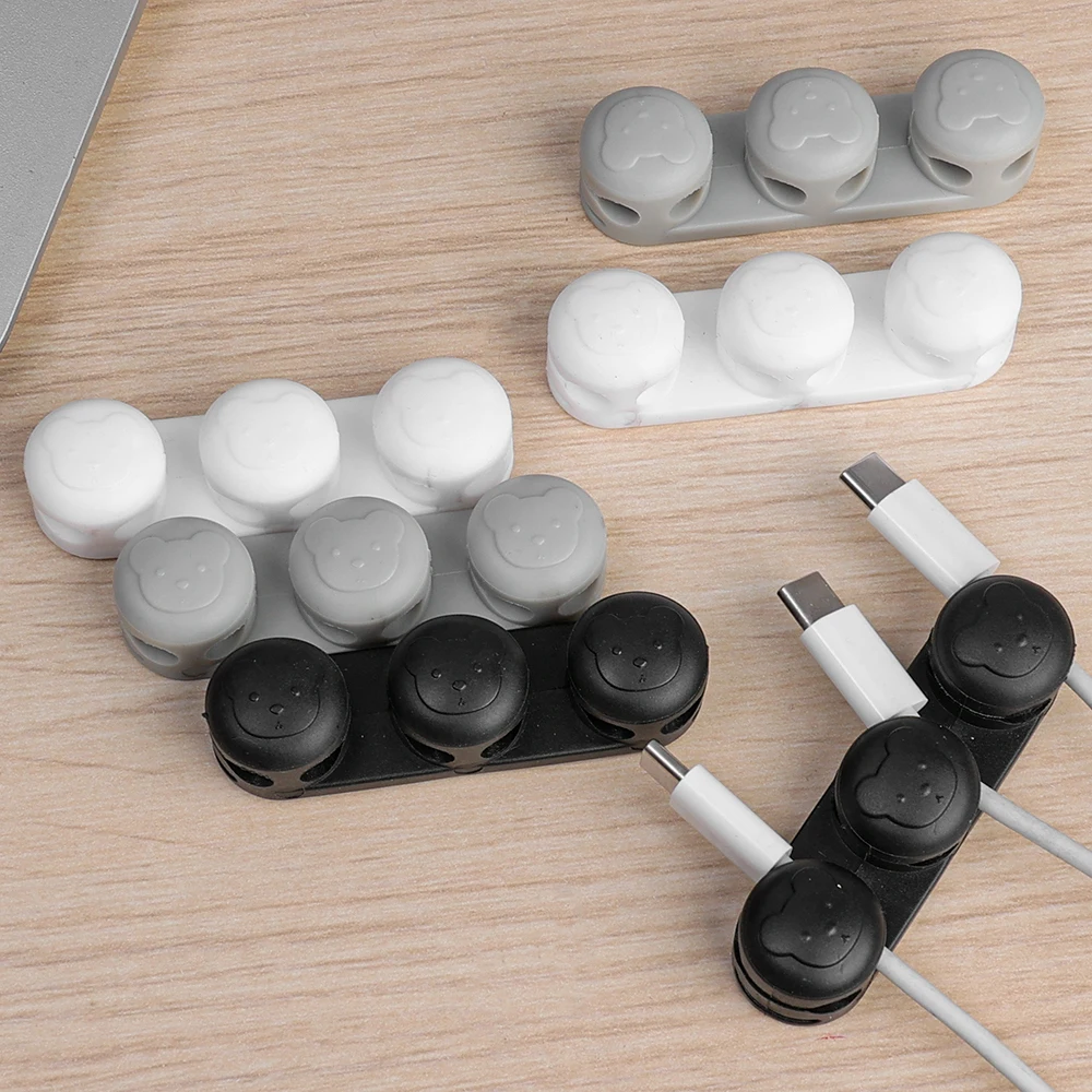 Самоклеящийся держатель шнура зажимы для кабеля настольные органайзеры