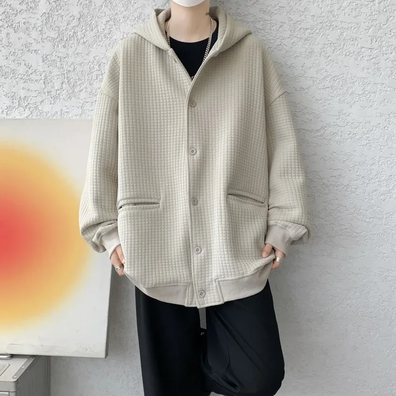 M ~ 8XL! Утепленная Осенняя Высококачественная куртка 2024 толстовка с капюшоном