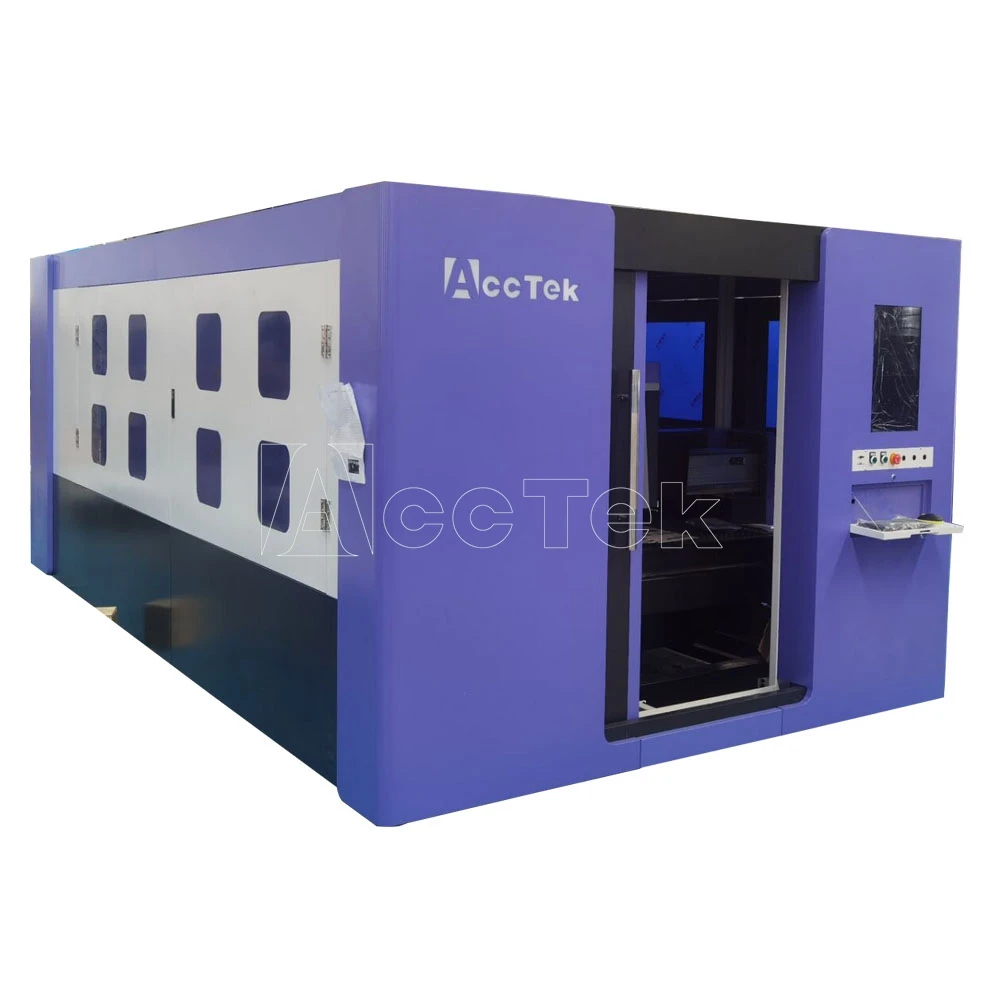 low price 1000w-2000w Laser power Economical fiber laser cutting machine, 3050mm*1550mm working area