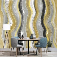 custom 3d mural wallpaper abstract golden curve wall painting modern art living room tv background wall decoration wall paper