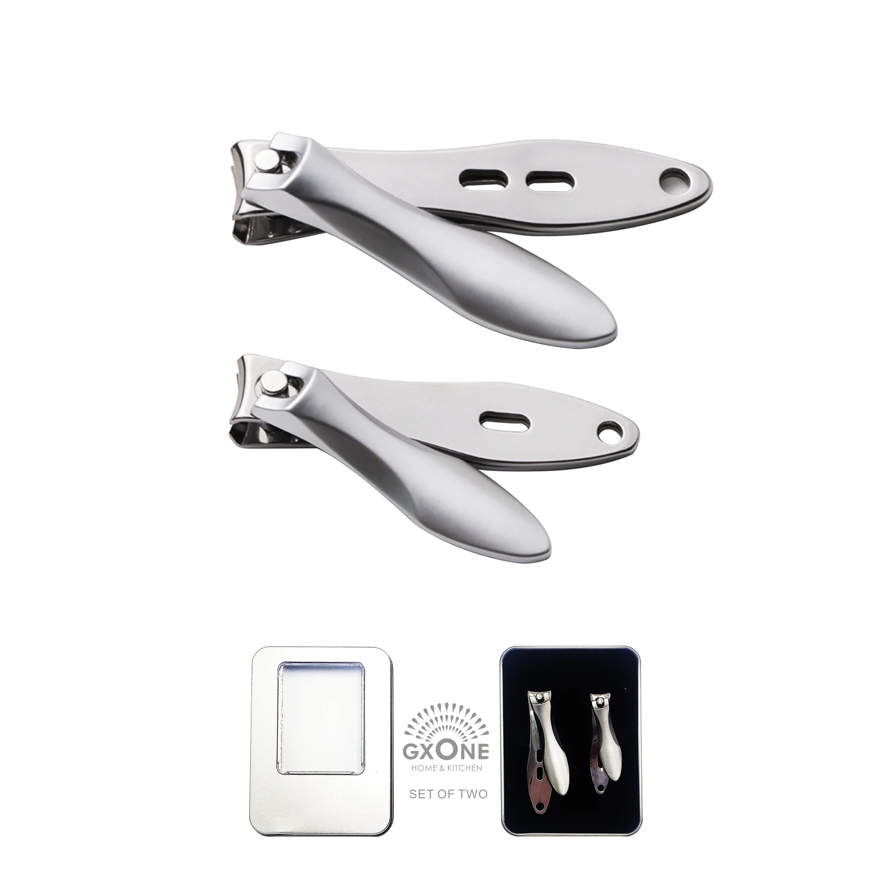 

Nail Clippers for Thick Nails, Professional Nail Cutter with Catcher, Medical Grade Stainless Steel, Sharp and Durable Nail Clip
