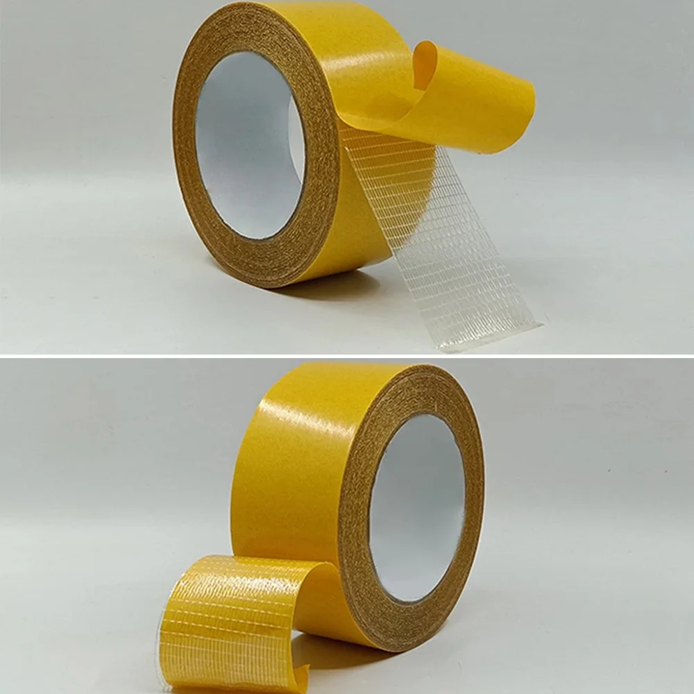 Сетка с высокой вязкостью прозрачная двухсторонняя сетчатая лента стеклянная